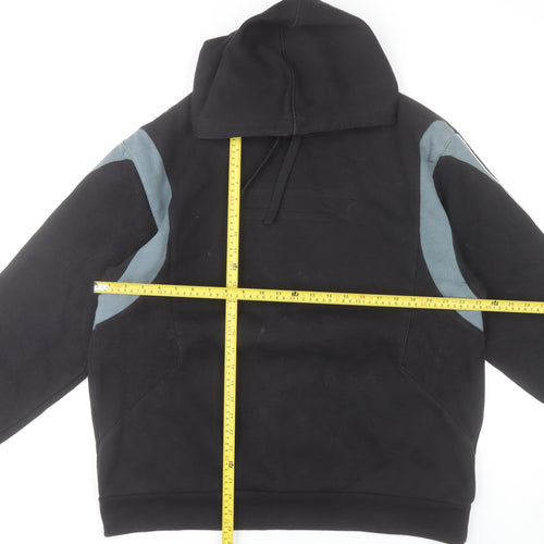 Domyos Men’s Black XL Pullover Hoodie Regular Fit Gym Training