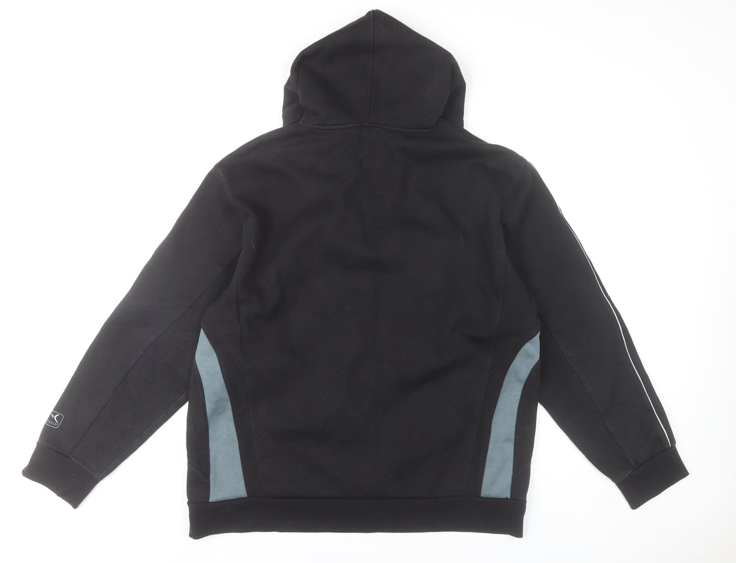 Domyos Men’s Black XL Pullover Hoodie Regular Fit Gym Training