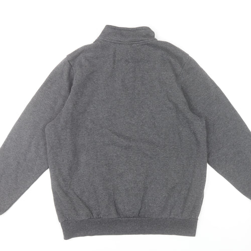 Slazenger Men’s Grey Small 1/4 Zip Pullover Sweatshirt