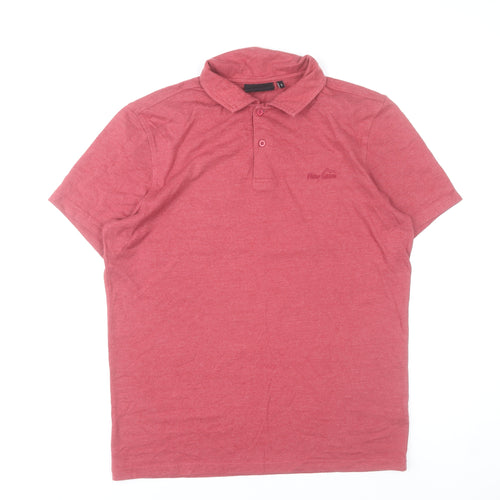 Peter Storm Men’s Red Polo Shirt Size S Cotton Blend Casual