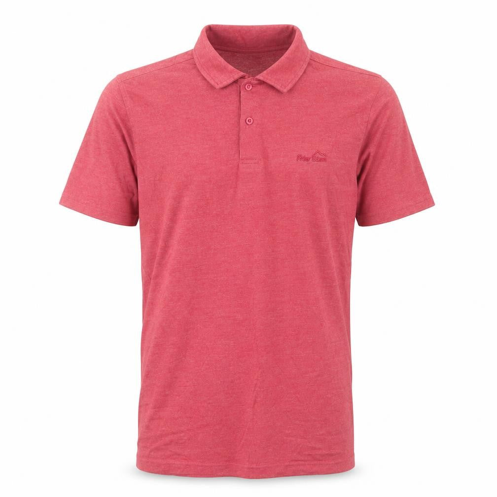 Peter Storm Men’s Red Polo Shirt Size S Cotton Blend Casual