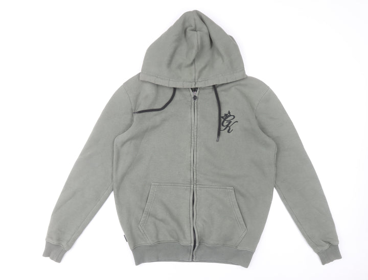 Gym King Men’s Green Full Zip Hoodie Small Regular Fit