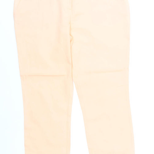 Dorothy Perkins Women’s Beige Chino Trousers UK 10 Slim Fit