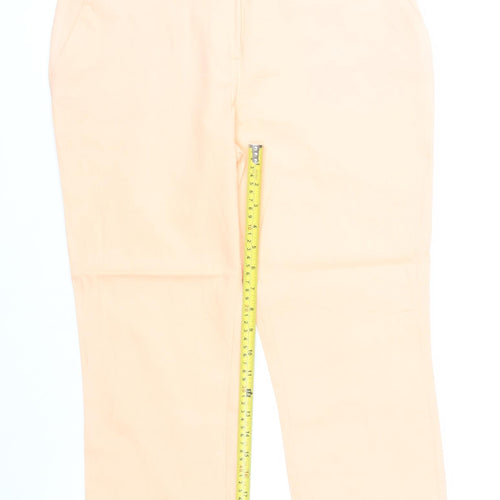 Dorothy Perkins Women’s Beige Chino Trousers UK 10 Slim Fit
