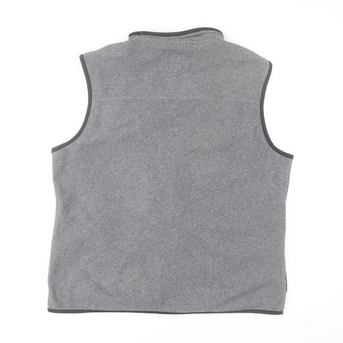 Marks and Spencer Men's Grey Fleece Bodywarmer Waistcoat L 41-43"