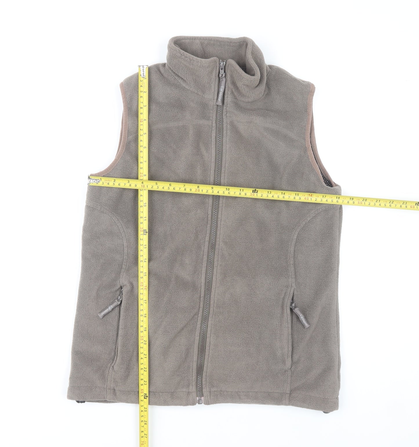 Jack Murphy Mens Grey Fleece Bodywarmer Waistcoat Size S Outdoor Hiking