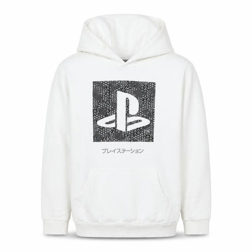 PlayStation Boys White Pullover Hoodie 10-11 Years Logo Graphic Gaming