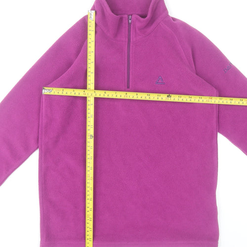 Dare 2b Teens Purple Fleece Sweatshirt XS 1/4 Zip Outdoor Activewear