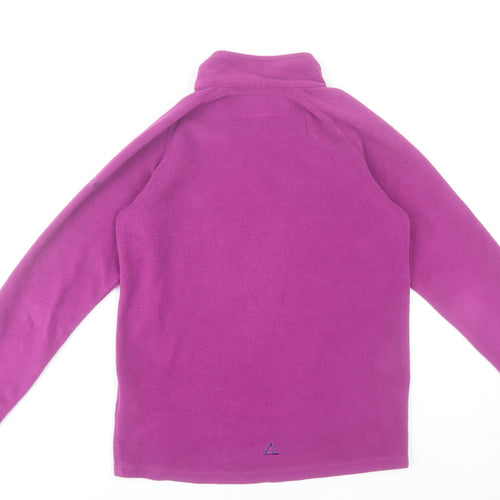 Dare 2b Teens Purple Fleece Sweatshirt XS 1/4 Zip Outdoor Activewear