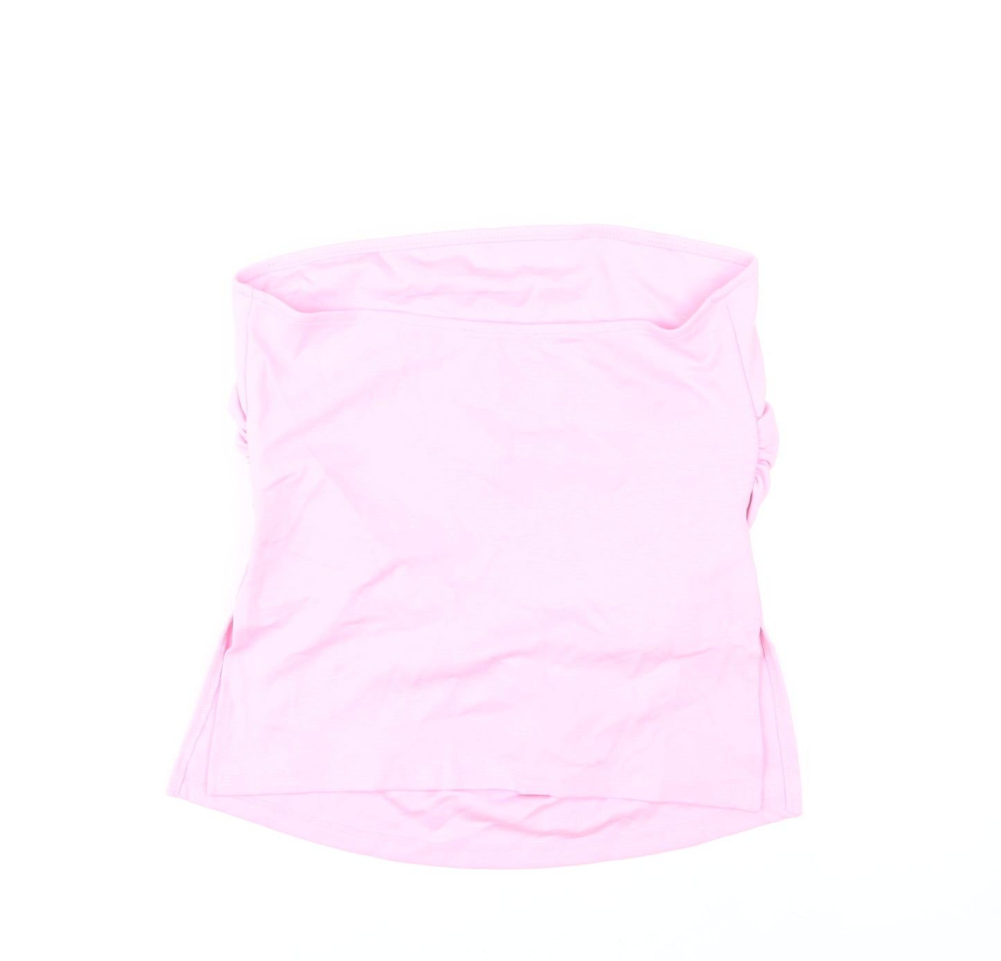 Bershka Womens Pink Strapless Camisole Tank Top L Summer Casual