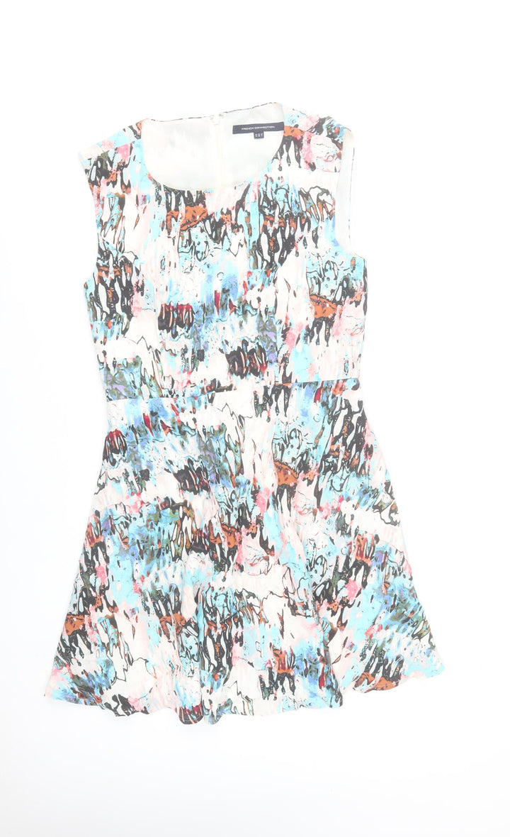 French Connection Women’s Multicoloured Size 10 Fit & Flare Dress