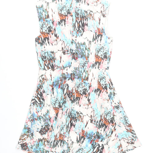 French Connection Women’s Multicoloured Size 10 Fit & Flare Dress
