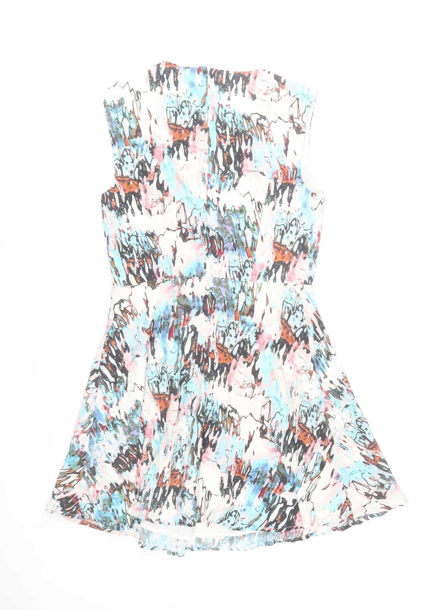 French Connection Women’s Multicoloured Size 10 Fit & Flare Dress