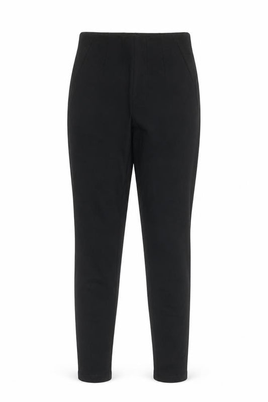 MNG Womens Black Leggings Size 8 Viscose Blend Stretch Mid Rise