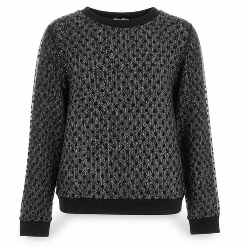Zara Women Black Sheer Long Sleeve Mesh Blouse Top Size S