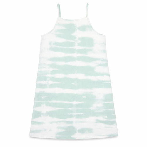 H&M Girls Green Tie Dye Tank Dress 11 Years Sleeveless Summer Casual