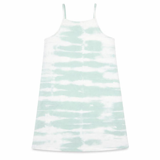 H&M Girls Green Tie Dye Tank Dress 11 Years Sleeveless Summer Casual