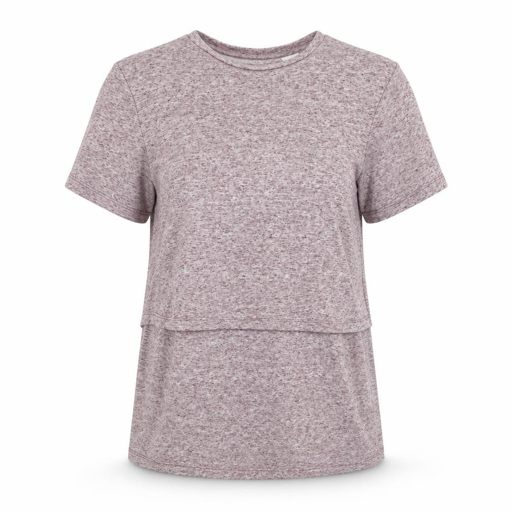 Cotton Traders Womens Pink Size 10 Crew Neck Short Sleeve T-Shirt
