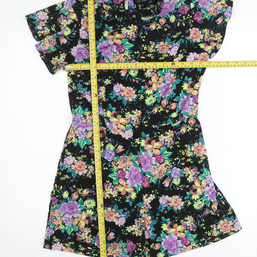 New Look Women’s Multicoloured Floral Short Sleeve Playsuit Size 10