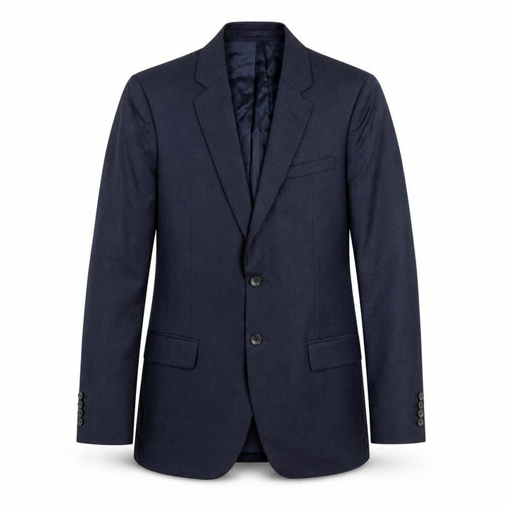 Reiss Men's Blue 36 Chest Two-Button Suit Jacket Notch Lapel