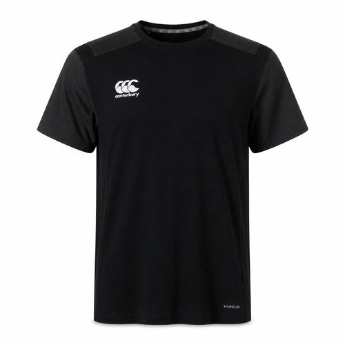 Canterbury Men’s Black XS Sports Crew Neck T-Shirt Vapodri