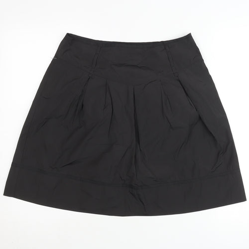 Marks & Spencer Women’s Black A-Line Knee Length Skirt UK 12