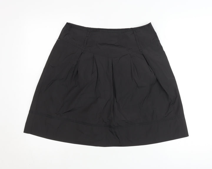 Marks & Spencer Women’s Black A-Line Knee Length Skirt UK 12