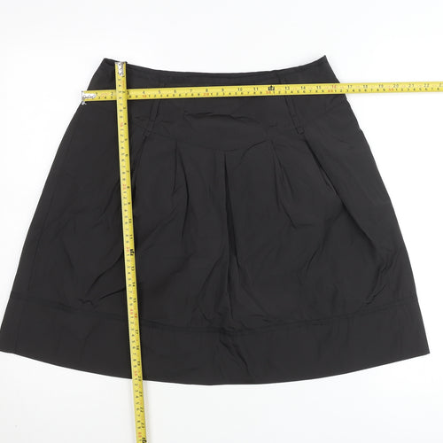 Marks & Spencer Women’s Black A-Line Knee Length Skirt UK 12