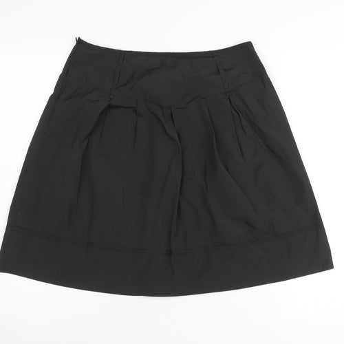 Marks & Spencer Women’s Black A-Line Knee Length Skirt UK 12