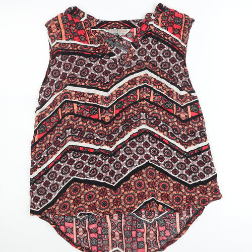 Dorothy Perkins Women’s Multicoloured Boho Sleeveless Tunic Blouse UK 12
