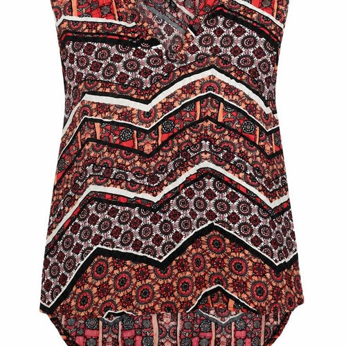Dorothy Perkins Women’s Multicoloured Boho Sleeveless Tunic Blouse UK 12