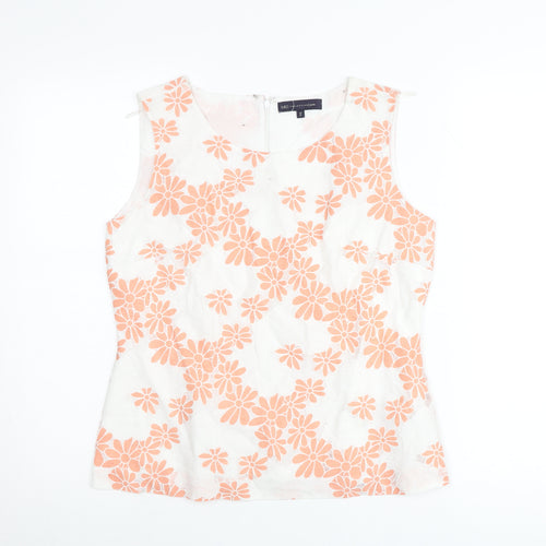 Marks and Spencer Women’s Multicoloured Floral Scoop Neck Sleeveless Petite Blouse Size 12
