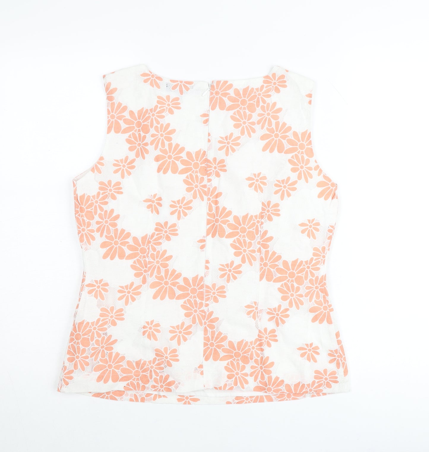 Marks and Spencer Women’s Multicoloured Floral Scoop Neck Sleeveless Petite Blouse Size 12