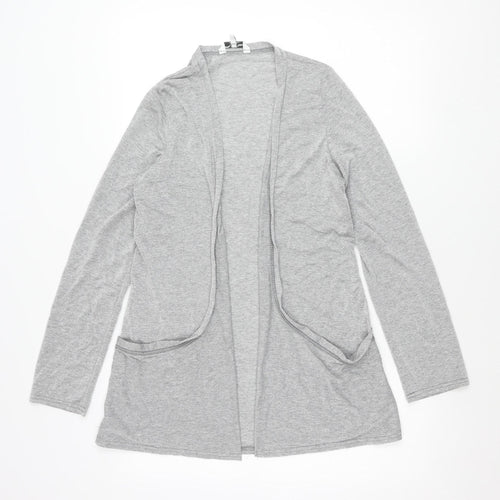 New Look Women’s Grey Long Sleeve Cardigan Size 16 Casual Workwear