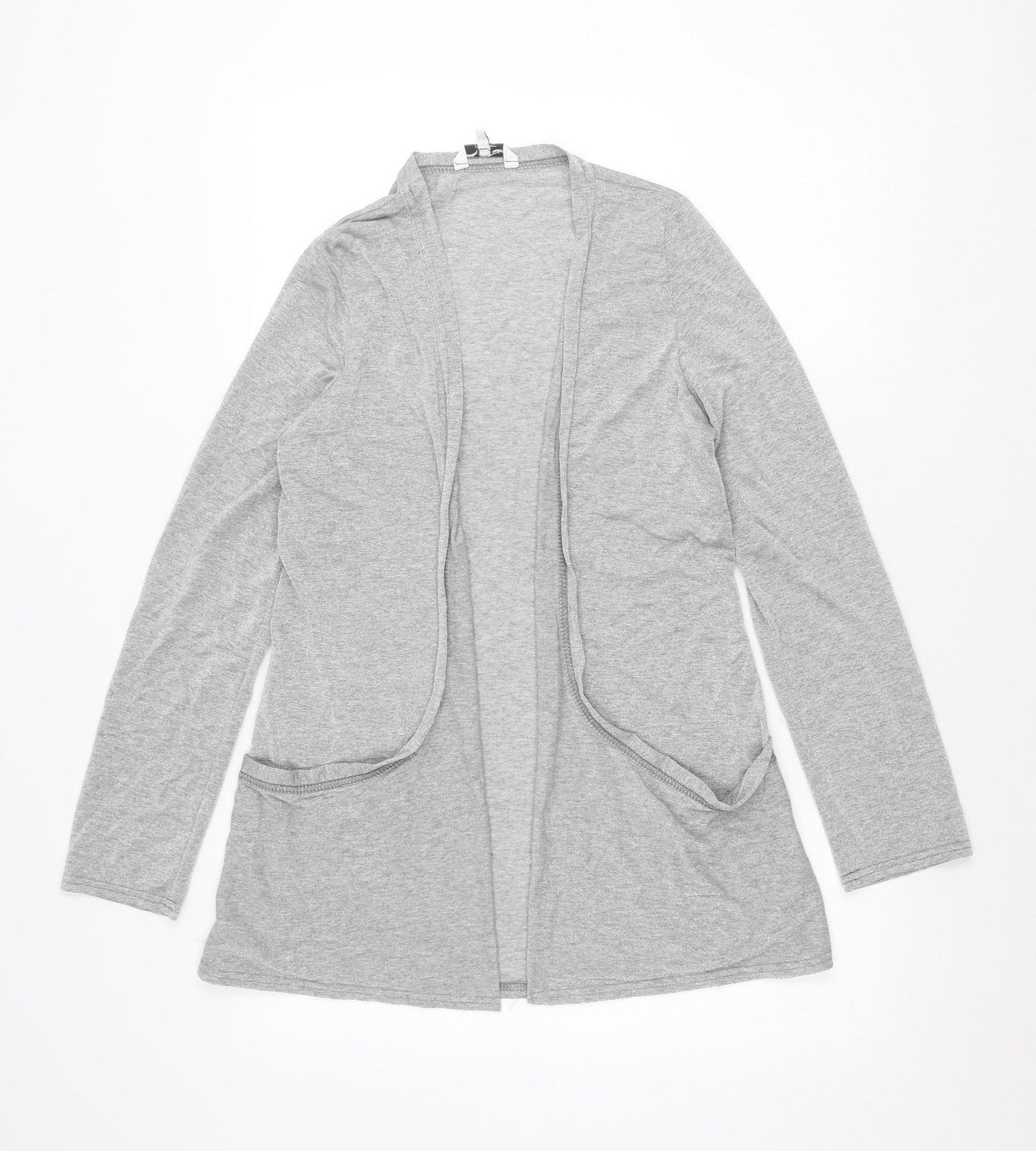 New Look Women’s Grey Long Sleeve Cardigan Size 16 Casual Workwear