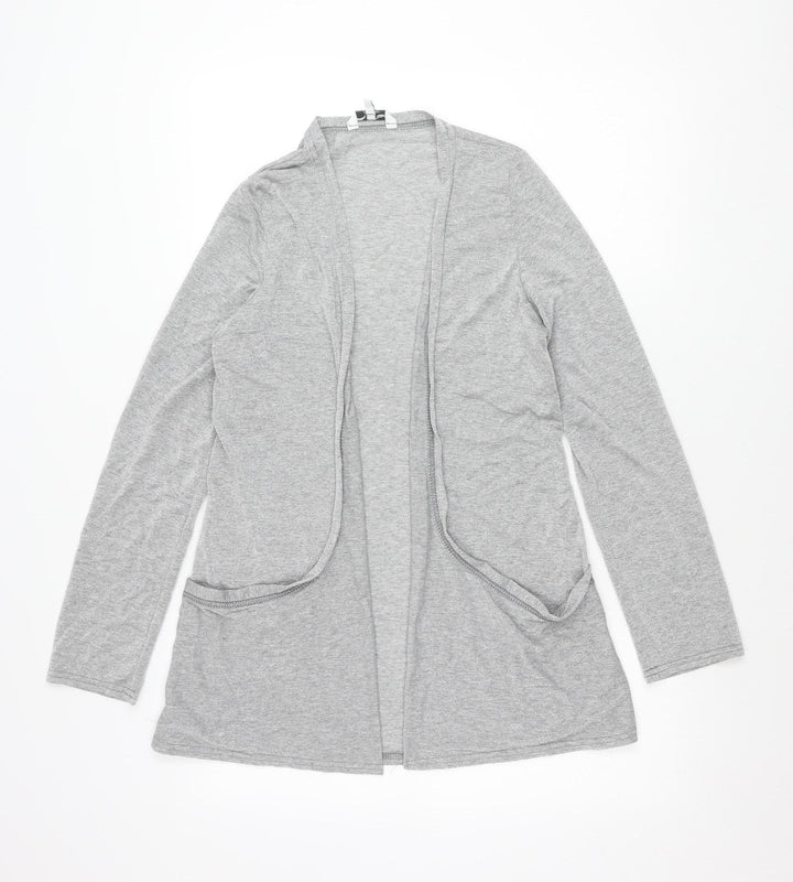New Look Women’s Grey Long Sleeve Cardigan Size 16 Casual Workwear