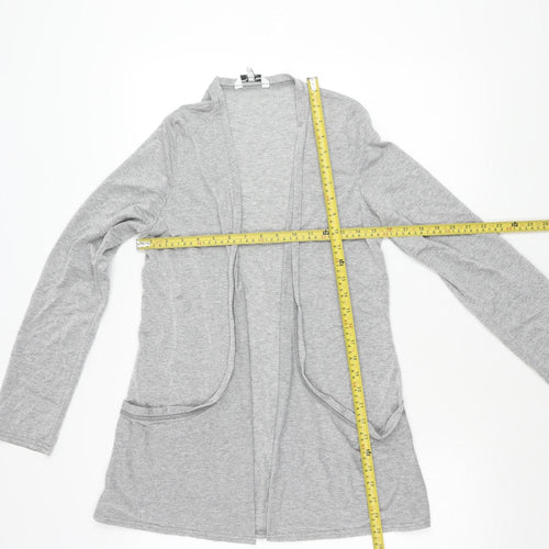 New Look Women’s Grey Long Sleeve Cardigan Size 16 Casual Workwear