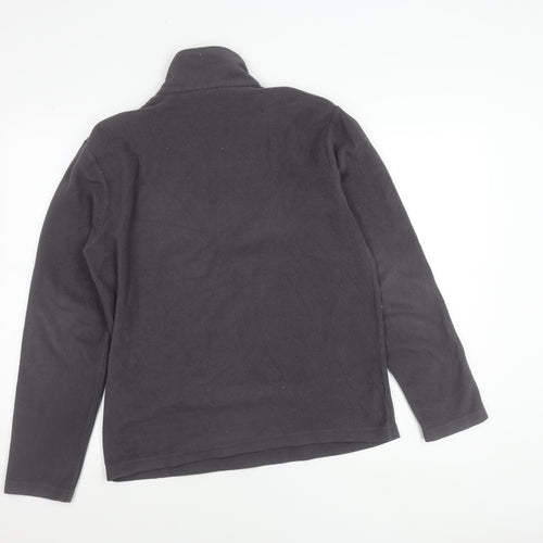 Regatta Unisex Adults Grey Fleece Sweatshirt Pullover L 1/2 Zip