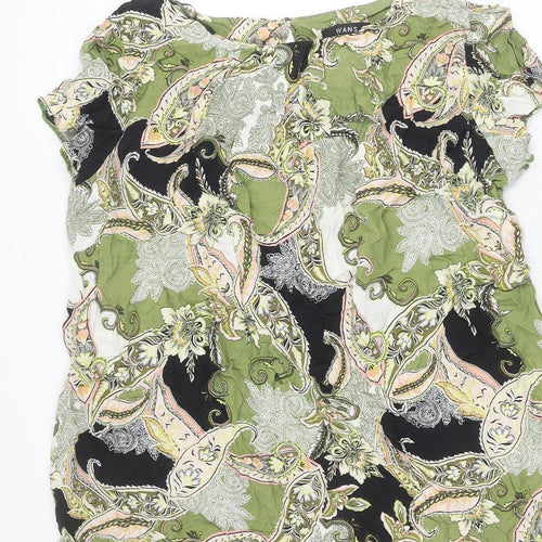 Evans Women’s Multicoloured Paisley Sleeveless Tunic Blouse UK 22
