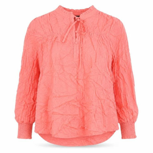 Marks and Spencer Women Pink Viscose Long Sleeve Tunic Blouse Size 6