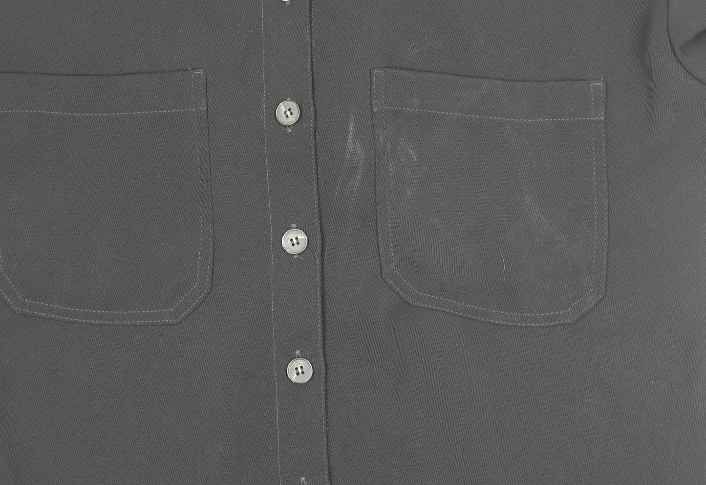 Next Women’s Black Button-Up Long Sleeve Polyester Shirt Size 10