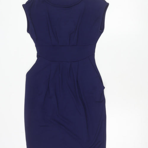 F&F Women’s Blue Size 10 Sheath Knee Length Dress
