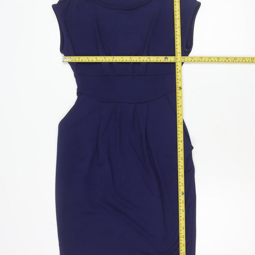 F&F Women’s Blue Size 10 Sheath Knee Length Dress
