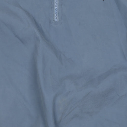 Marks and Spencer Men's Blue XL 44-46" Golf Waistcoat 1/4 Zip Polyester