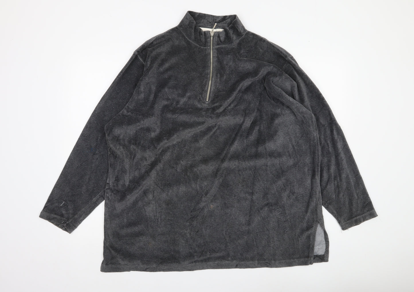 Elisabeth by Liz Claiborne Womens Grey Pullover Sweatshirt Size L