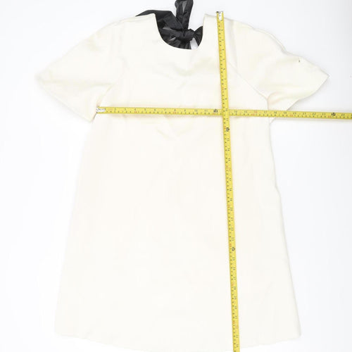 Marks and Spencer Women’s Ivory Size 8 Short Sleeve Shift Dress