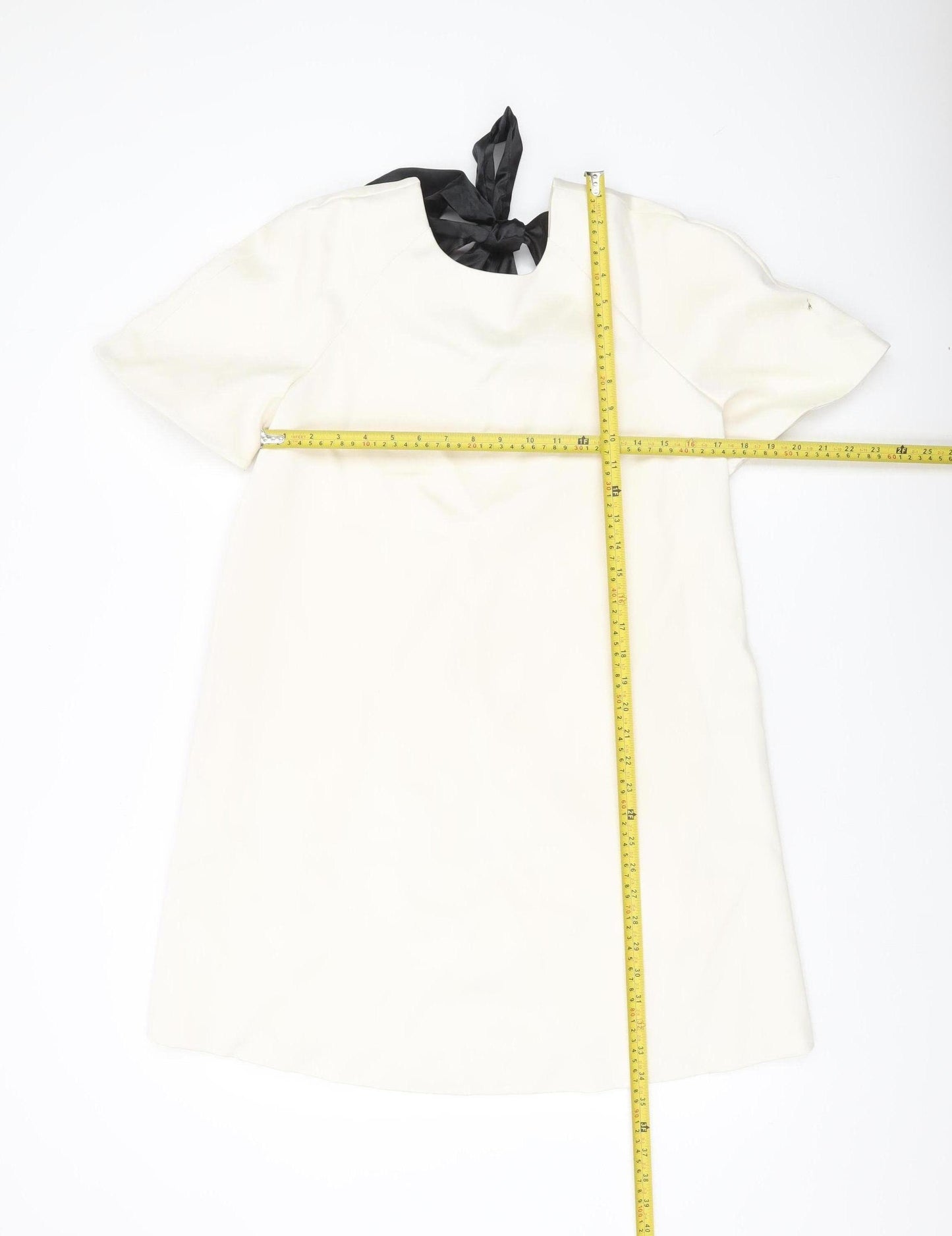 Marks and Spencer Women’s Ivory Size 8 Short Sleeve Shift Dress