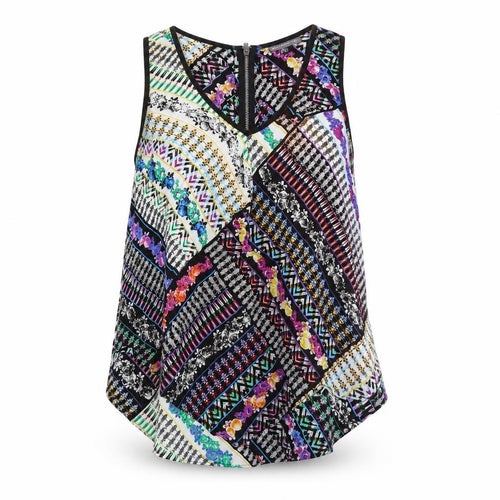 Warehouse Women’s Multicoloured Viscose Camisole Tank Top UK 8