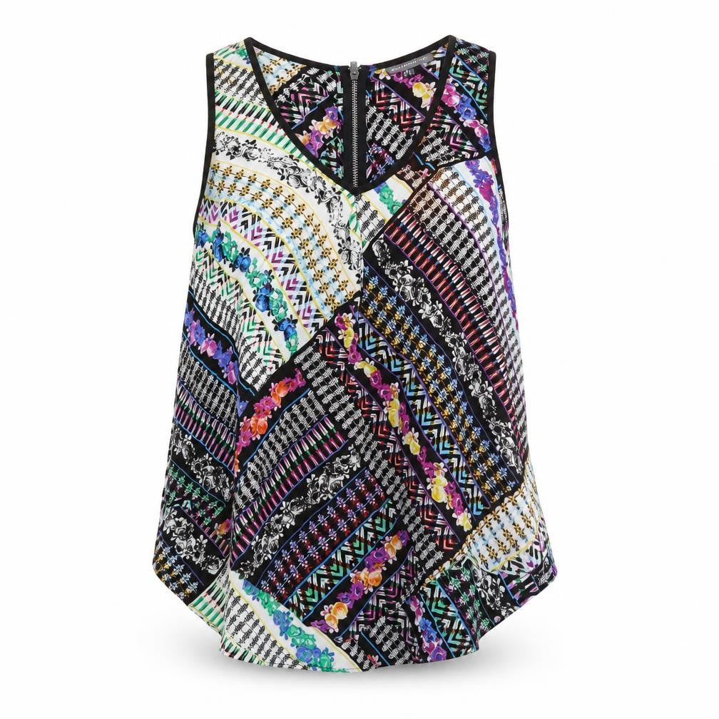 Warehouse Women’s Multicoloured Viscose Camisole Tank Top UK 8