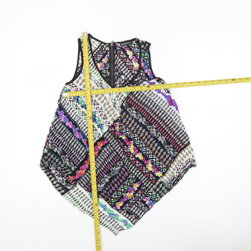 Warehouse Women’s Multicoloured Viscose Camisole Tank Top UK 8